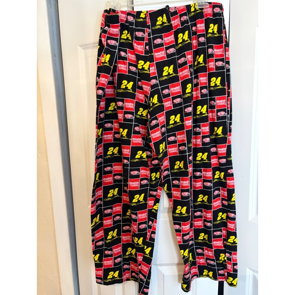 Jeff Gordon NASCAR #24 Dupont Hendrick Motorsports Flannel Pants XL Cotton Vinta - Picture 5 of 6
